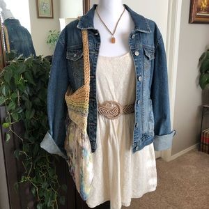 Mossimo Cream Lace Mini Dress / Tunic Top